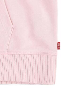 Sudadera Levis Hoodie Chalkpink Rose Pour Fille