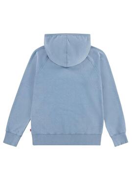 Sudadera Levis Lived In Hoodie Bleu Pour Enfant