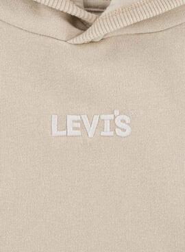 Sudadera Levis Lived In Hoodie Beige Pour Enfant