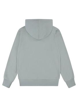 Sweat à capuche Levis Mini Batwing Vert pour enfant.