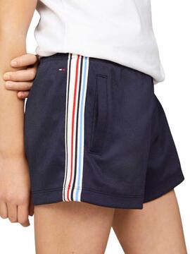 Shorts Tommy Hilfiger 1985 Marine pour Fille