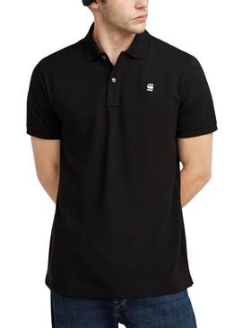 Camisa Polo G-Star Dunda Slim Noir pour Homme