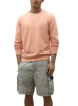 Sweat-shirt Warren Orange Ecoalf pour Homme