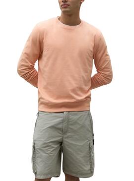 Sweat-shirt Warren Orange Ecoalf pour Homme