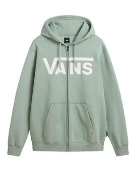Sudadera Vans Classic Zip Vert Pour Homme