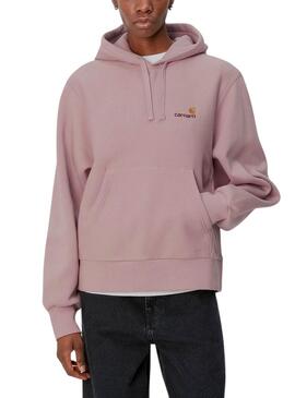 Sweatshirt Carhartt American Script Rose pour femme