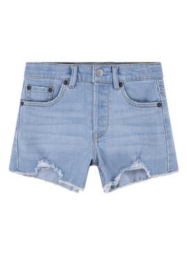 Shorts Levis 501 Bleu Pour Fille