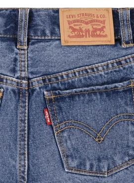 Short Levi's Mom Bleu Marine Pour Fille