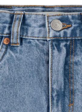 Shorts Levi's Mom Bleu pour Fille