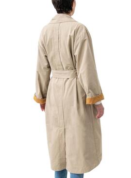 Trench-coat Only Crystal Beige pour Femme
