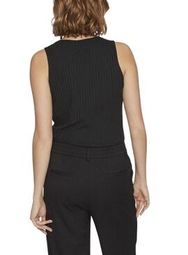 Débardeur Vila Viribini Noir pour Femme