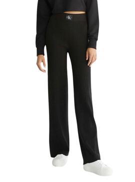 Pantalon Calvin Klein Jeans Varié Noire