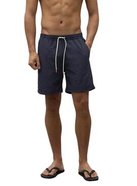 Maillot de bain Shark bleu marine Ecoalf pour homme
