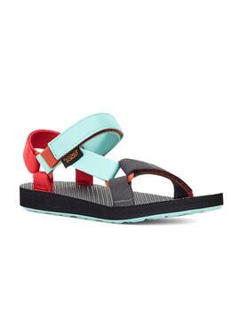 Sandales Teva Original Universal Bleu et Rouge Enfants