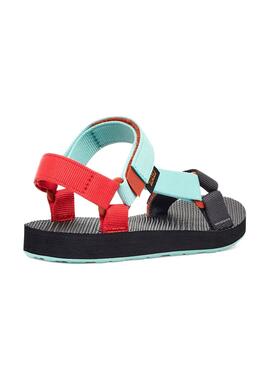 Sandales Teva Original Universal Bleu et Rouge Enfants