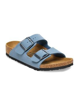 Sandales Birkenstock Arizona Birko-Flor Bleu Kids