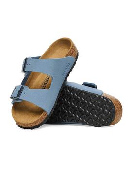 Sandales Birkenstock Arizona Birko-Flor Bleu Kids