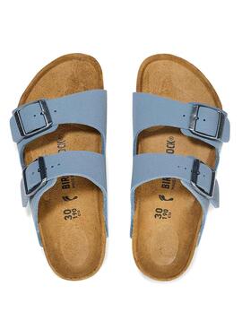 Sandales Birkenstock Arizona Birko-Flor Bleu Kids