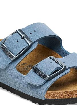 Sandales Birkenstock Arizona Birko-Flor Bleu Kids