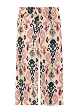 Pantalon Name It Habane Wide Beige Pour Fille