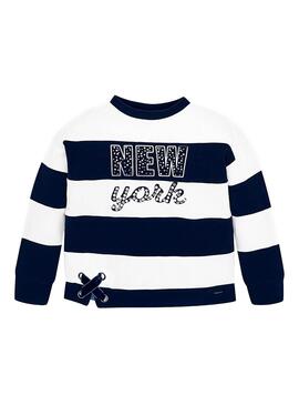 Sweat Mayoral New Rayures York Fille