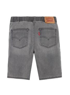 Bermuda Levis Skinny Dobby Gris Pour Enfant