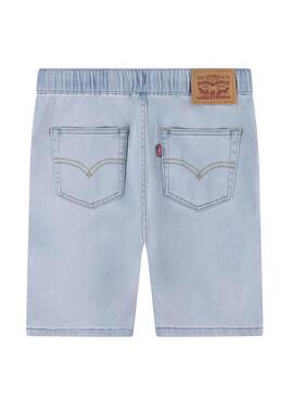 Bermuda Levi's Skinny Dobby Bleu Clair Pour Enfant