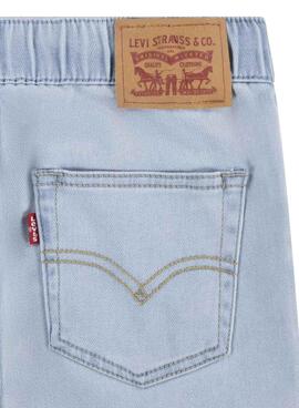 Bermuda Levi's Skinny Dobby Bleu Clair Pour Enfant