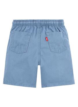 Bermuda Levi's à enfiler tissée bleu clair pour garçon