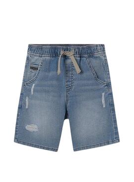 Bermuda Mayoral Denim Jogger Claro Pour Enfant