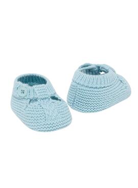 Chausson Tricot Mayoral Bleu Pour Bébé