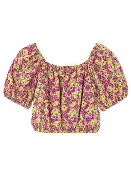 Blouse Mayoral Fleurs pour Fille