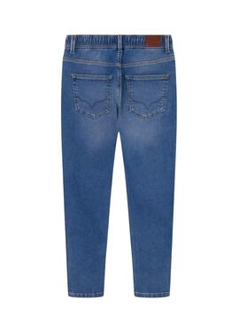 Jeans Pepe Pantalon Fuselé Bleu pour Garçon