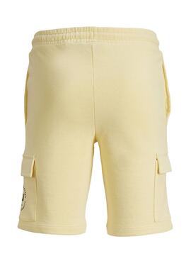 Bermudas Jack and Jones Swift Jaune pour Enfant.