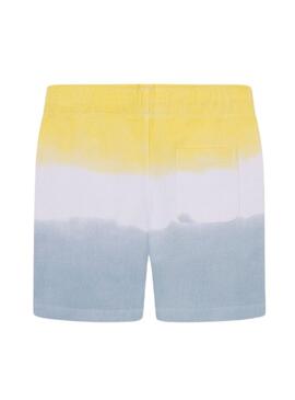 Bermudes Pepe Jeans Telio Jaune pour Enfant.