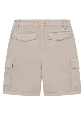 Bermudes Pepe Jeans Ted Beige pour Enfant