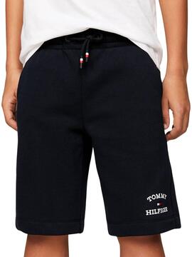 Les Bermudes Tommy Hilfiger TH Logo Marine pour Enfant