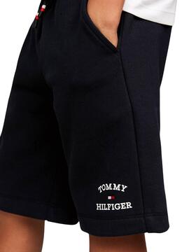 Les Bermudes Tommy Hilfiger TH Logo Marine pour Enfant