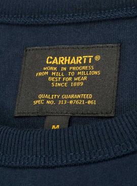 T- Shirt Carhartt  White Flag Marin