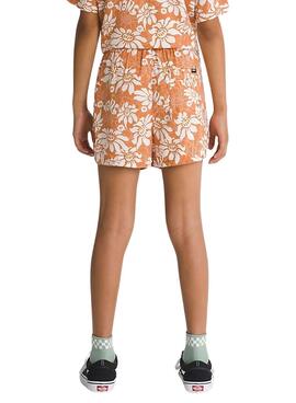 Shorts Vans Amstone Orange pour fille.