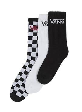 Paquet de chaussettes Vans 3 paires pour filles et garçons