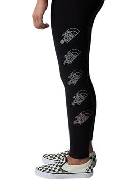 Collants The North Face New Graphic Noir Pour Fille