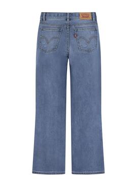 Pantalon en jean Levis Wide Azul Para Niña