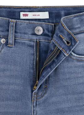 Pantalon en jean Levis Wide Azul Para Niña