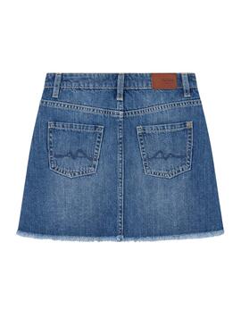 Jupe Pepe Jeans A-Line Skirt en denim bleu pour fille