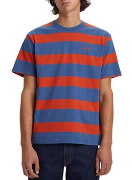T-Shirt Levis Vintage Rouge pour Homme