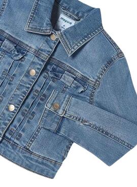 Veste en jean Mayoral mi-longue pour fille.