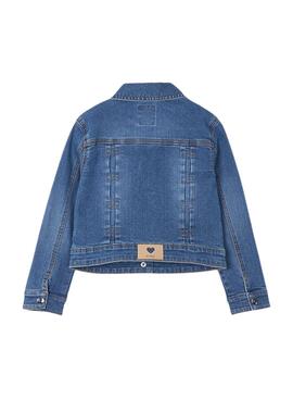 Veste en jean sombre Mayoral pour fille