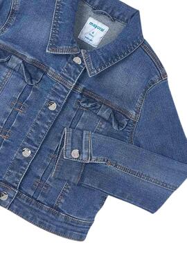 Veste en jean sombre Mayoral pour fille