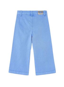 Pantalon Mayoral Wide Azul Pour Fille